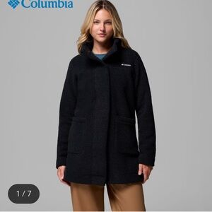Columbia Women's Black Sherpa winter jacket